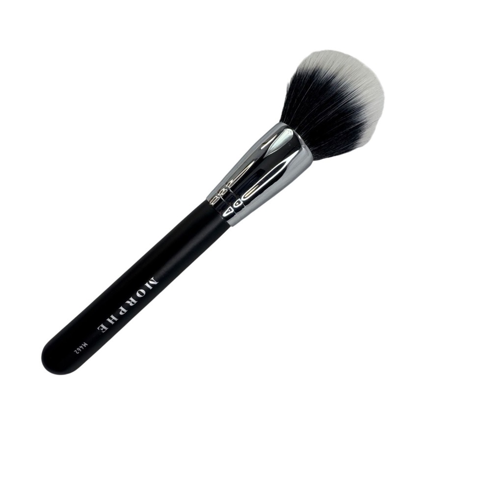 Morphe M462 Duo Powder Dome Brush‎ Black Silver Makeup Tool